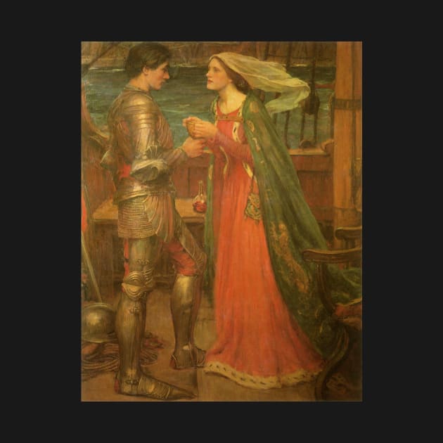 Tristan and Isolde by John William Waterhouse by MasterpieceCafe