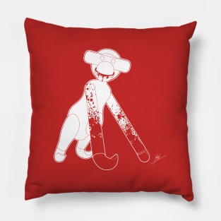 Wharf Buoy Sun Monkey Red Pillow