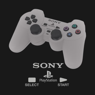 PlayStation Controller Semi-Simplistic Dark T-Shirt