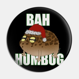 Bah Humbug Frog Pin