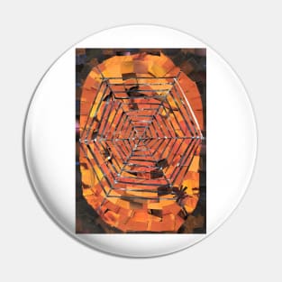 This is Halloween Spiderweb Pin