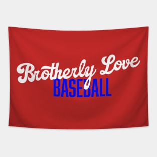 Brotherly Love Baseball Tapestry