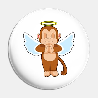 Monkey Angel Angel wings Pin