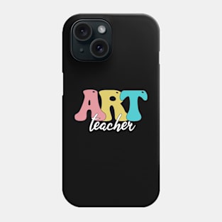 Art Teacher Groovy Colorful Phone Case