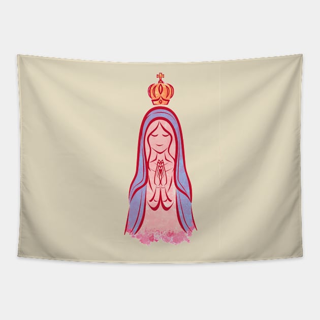 Our Lady Tapestry by NerdsbyLeo