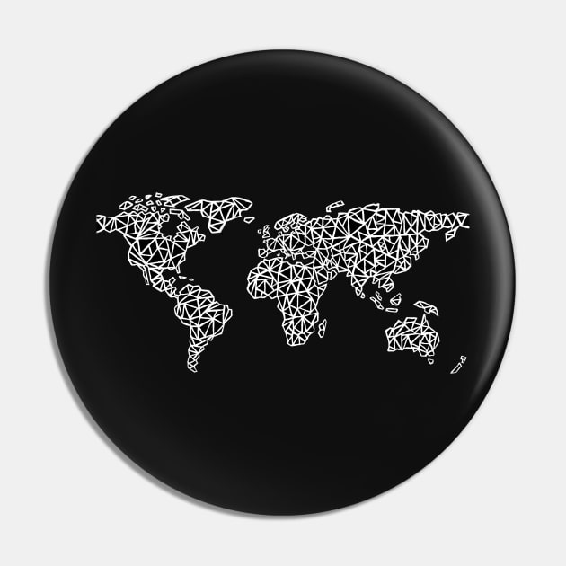 World Map black Pin by Bridgetdav