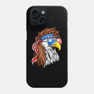 Patriotic Bald Eagle Mullet Usa American Flag 4Th Of July Phone Case