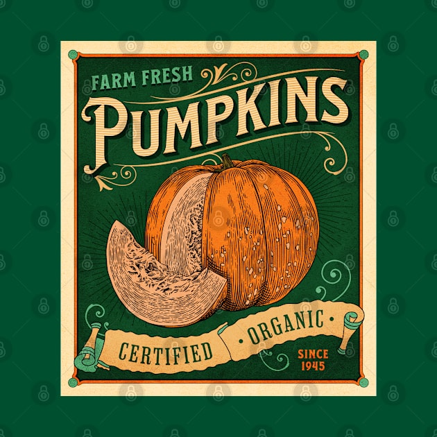Vintage Pumpkin Patch Farm Sign - Halloween Thankgiving Vibes by PUFFYP