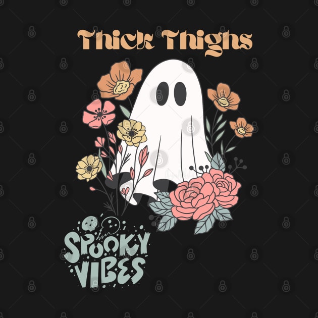 Thick thighs and spooky vibes by MzWhiskey Tit-tees