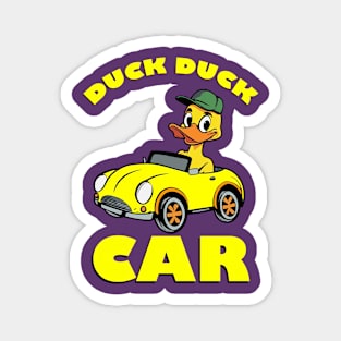 Duck Duck Car Magnet