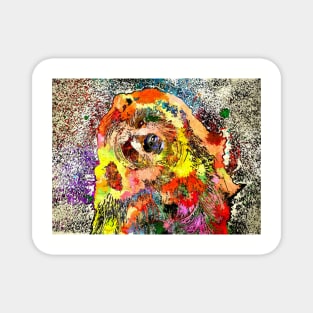 Grizzly Bear Grunge Magnet