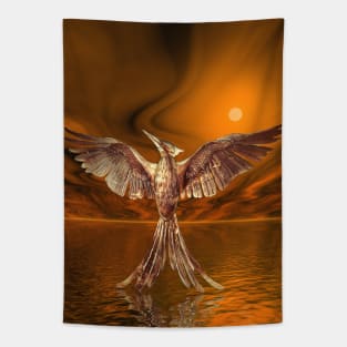 Golden Firebird Tapestry