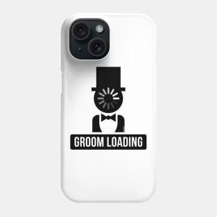 Groom Loading (Stag Night / Bachelor Party / Black) Phone Case