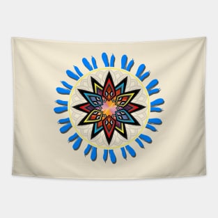 Colorful star Tapestry