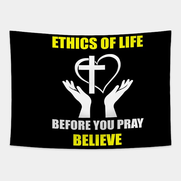 Ethics of Life Tapestry by DadPingStreamZ