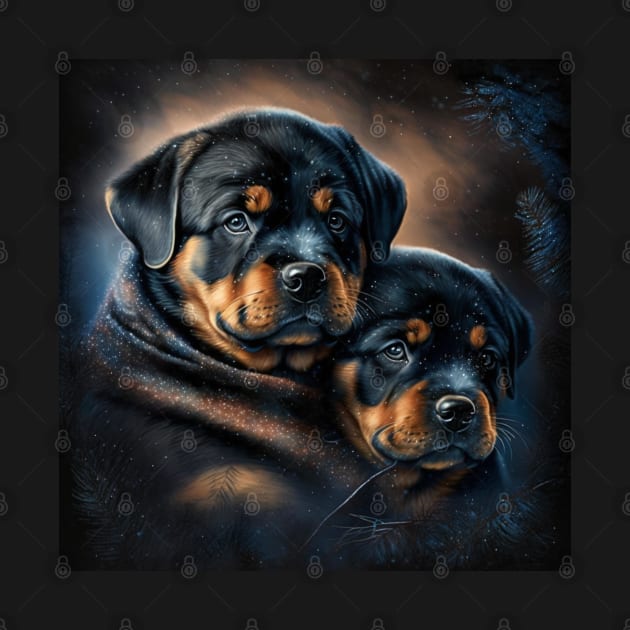 Rottweiler Puppies by Enchanted Reverie
