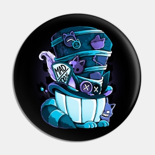 Cat Hatter Pin