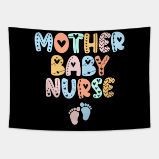 Groovy Mother Baby Nurse Women Nurse Week Tapestry