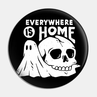 Everywhere is Home Pin