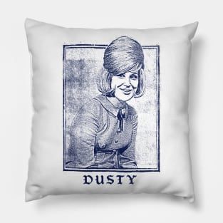 Dusty Springfield  // Vintage Look Faded Design Pillow