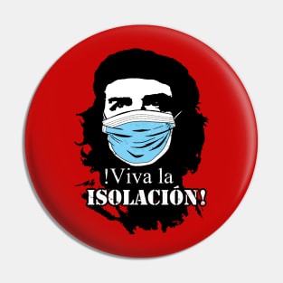 Funny Retro Vintage Revolutionary Quarantine Slogan Pin