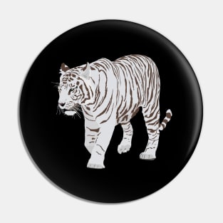 White Tiger Pin