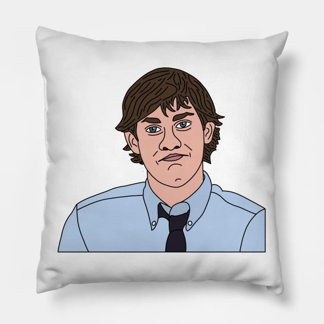 Jim Halpert Pillow by Eclipse in Flames