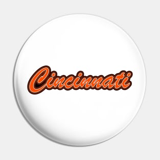 Football Fan of Cincinnati Pin