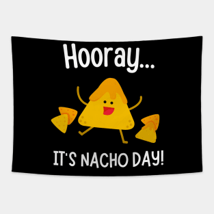 Hooray It's Nacho Day Fun Mexican Food Tapestry