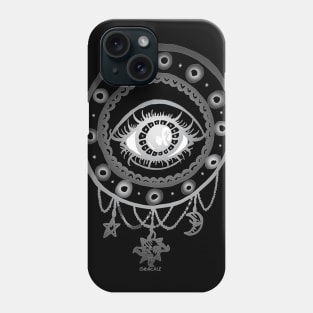 Silver Mystic Eye Phone Case