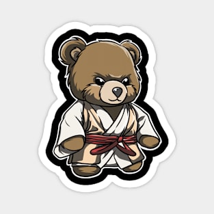 fighter Teddy Bear Magnet