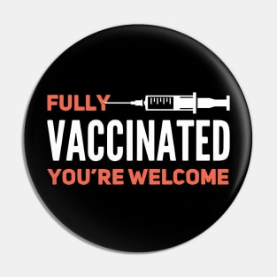 Fully Vaccinated Pin