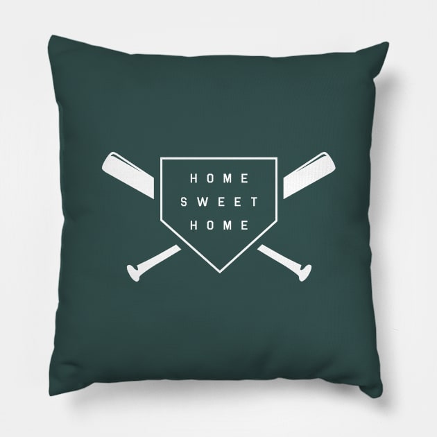 Home Sweet Home baseball Pillow by Game Used Gum