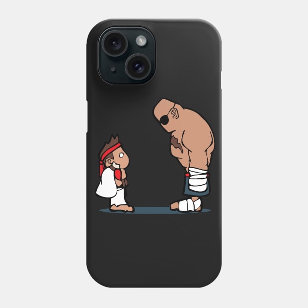 Ryu vs Sagat Phone Case by horrorshirt