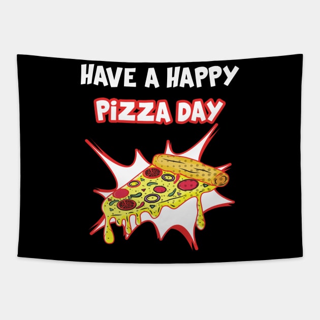 national pizza day Tapestry by Yaman