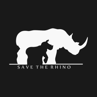 Save the Rhino (Black Ver.) T-Shirt