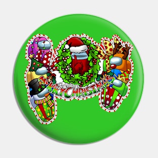 AmongUsXmas Pin