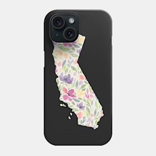 California Silhouette Florals Phone Case