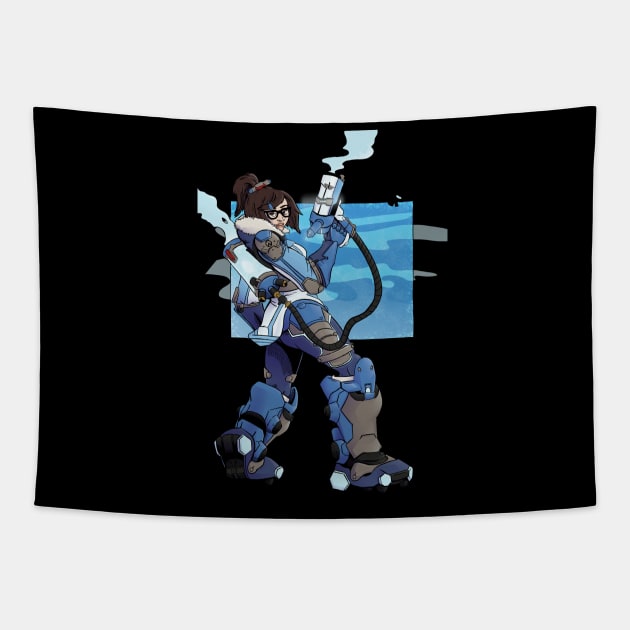 Mei Overwatch 2 Tapestry by Dylan