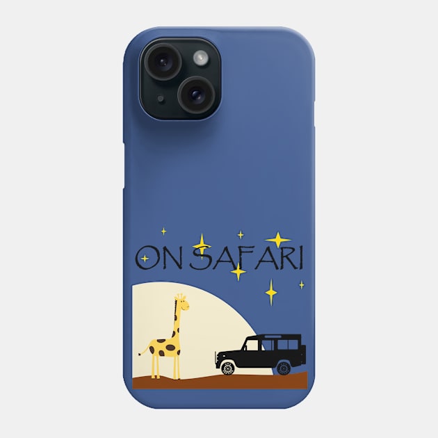 On Safari - Defender - At Night Phone Case by FourByFourForLife