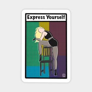 Express Yourself Magnet