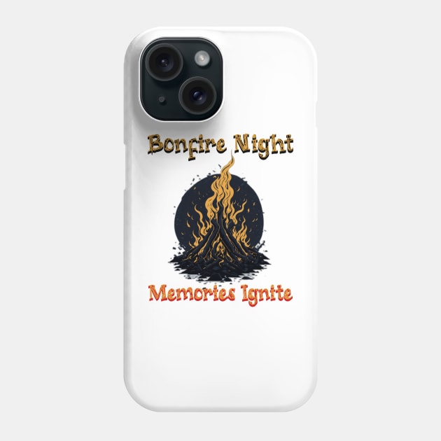 Bonfire Night, Memories Ignite - Bonfire Phone Case by JJ Art Space