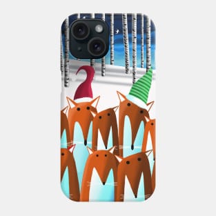 A Foxy Christmas Phone Case