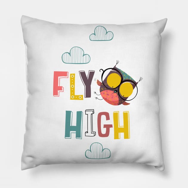 Fly high Pillow by 3antsinarow