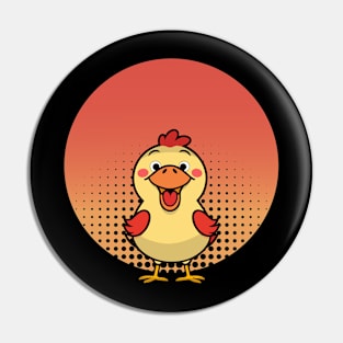 Enjoying chickens happy animated Pin