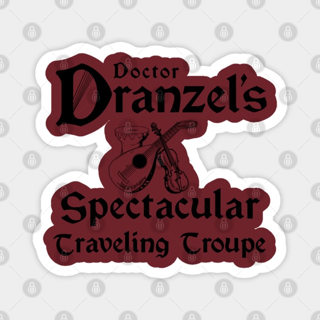 Dr. Dranzel's Spectacular Traveling Troupe Magnet by GeekGiftGallery