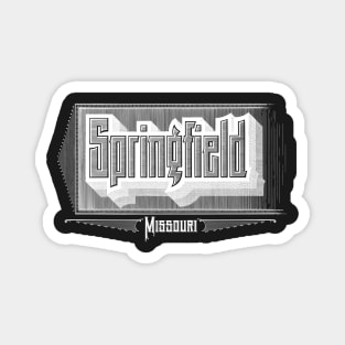 Vintage Springfield, MO Magnet