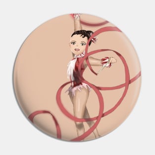 Gymnastic Girl Pin