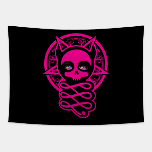 Pink Devil Tapestry