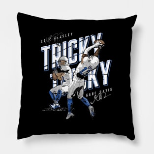 Cole Beasley Gabe Davis Buffalo Tricky Tricky Pillow